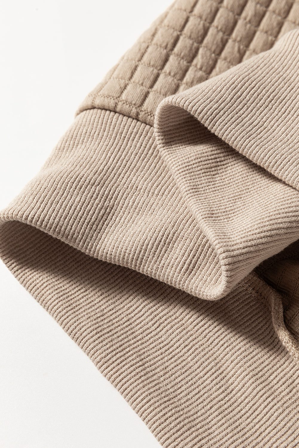 Parchment Leopard Quilted Patchwork Pullover women's r Sweatshirt - The Eggy's store