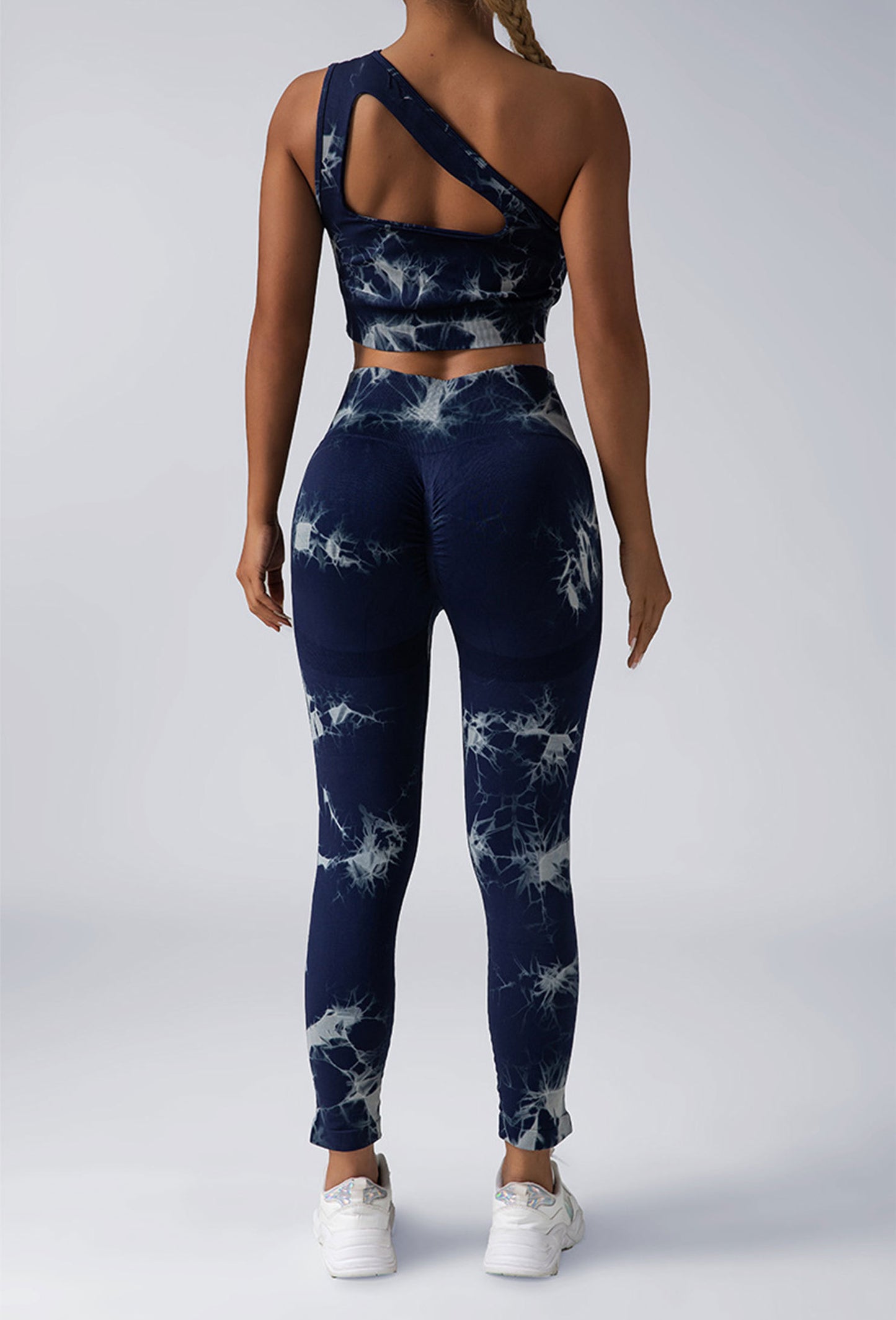 Women Scrunch Workout Leggings Butt Lifting High Waisted Yoga Pants - Seamless Tie Dye Booty Gym Tights - The Eggy's store