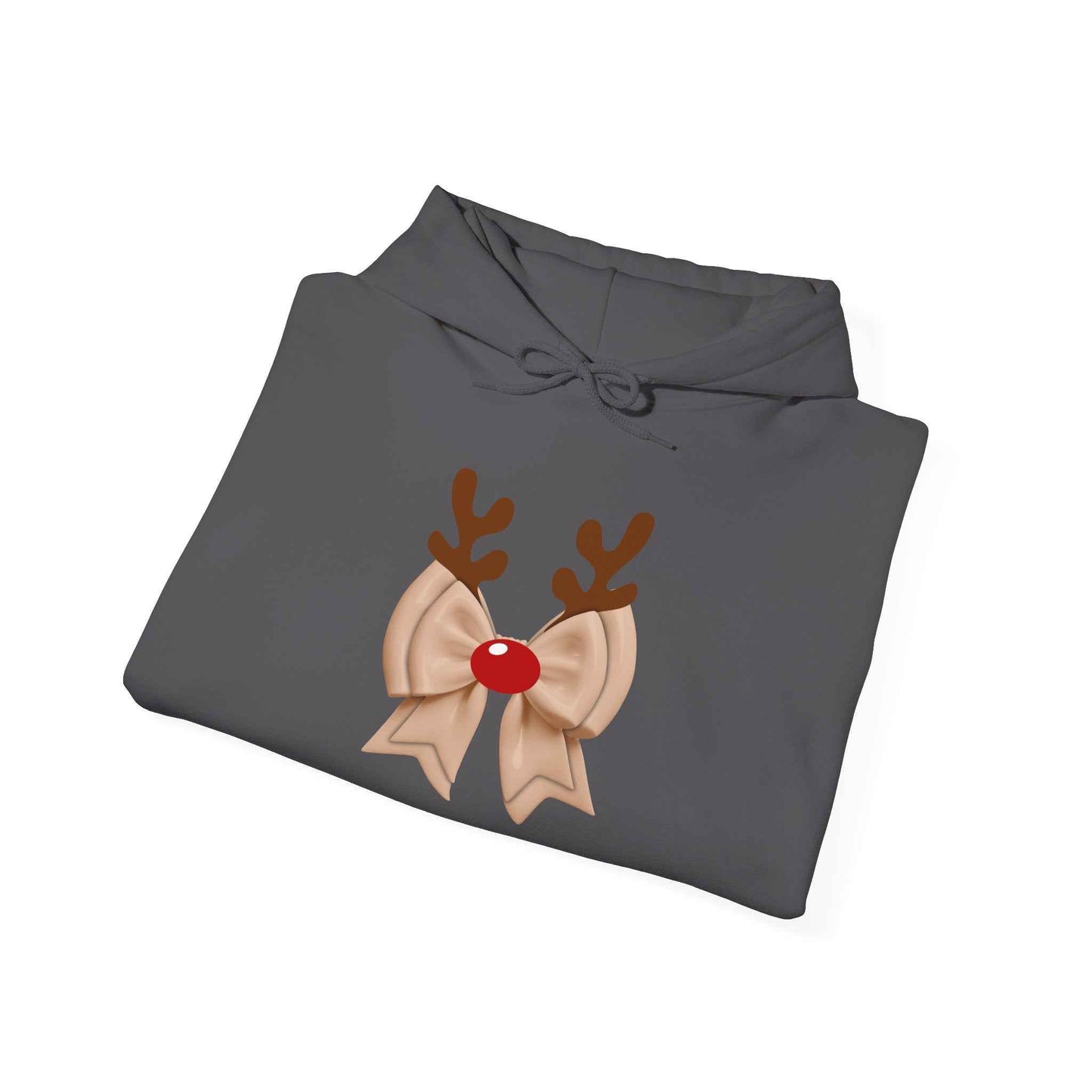 Reindeer Hooded Sweatshirt for Adults