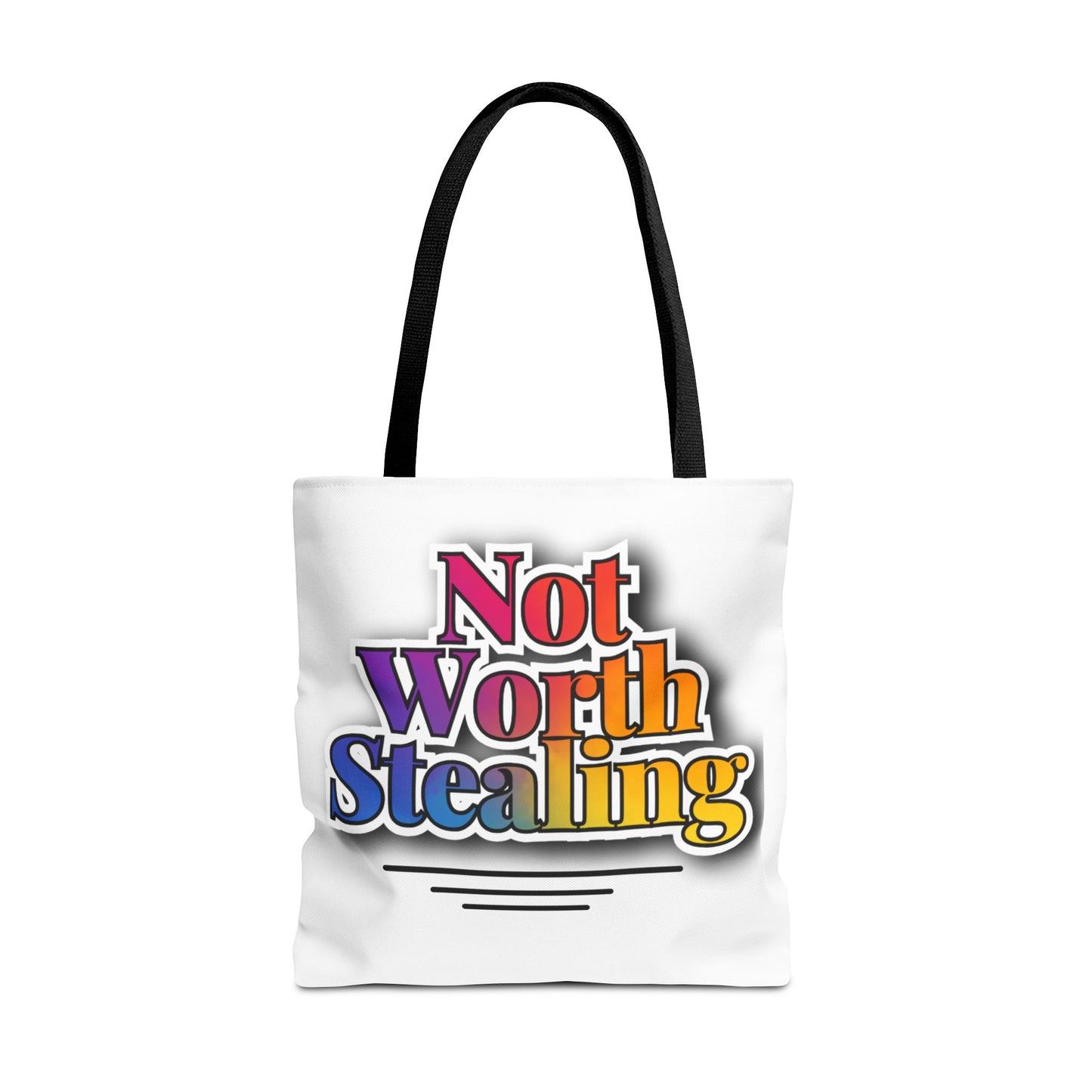 Not Worth Stealing Tote Bag - Unique and Fun Design - The Eggy's store
