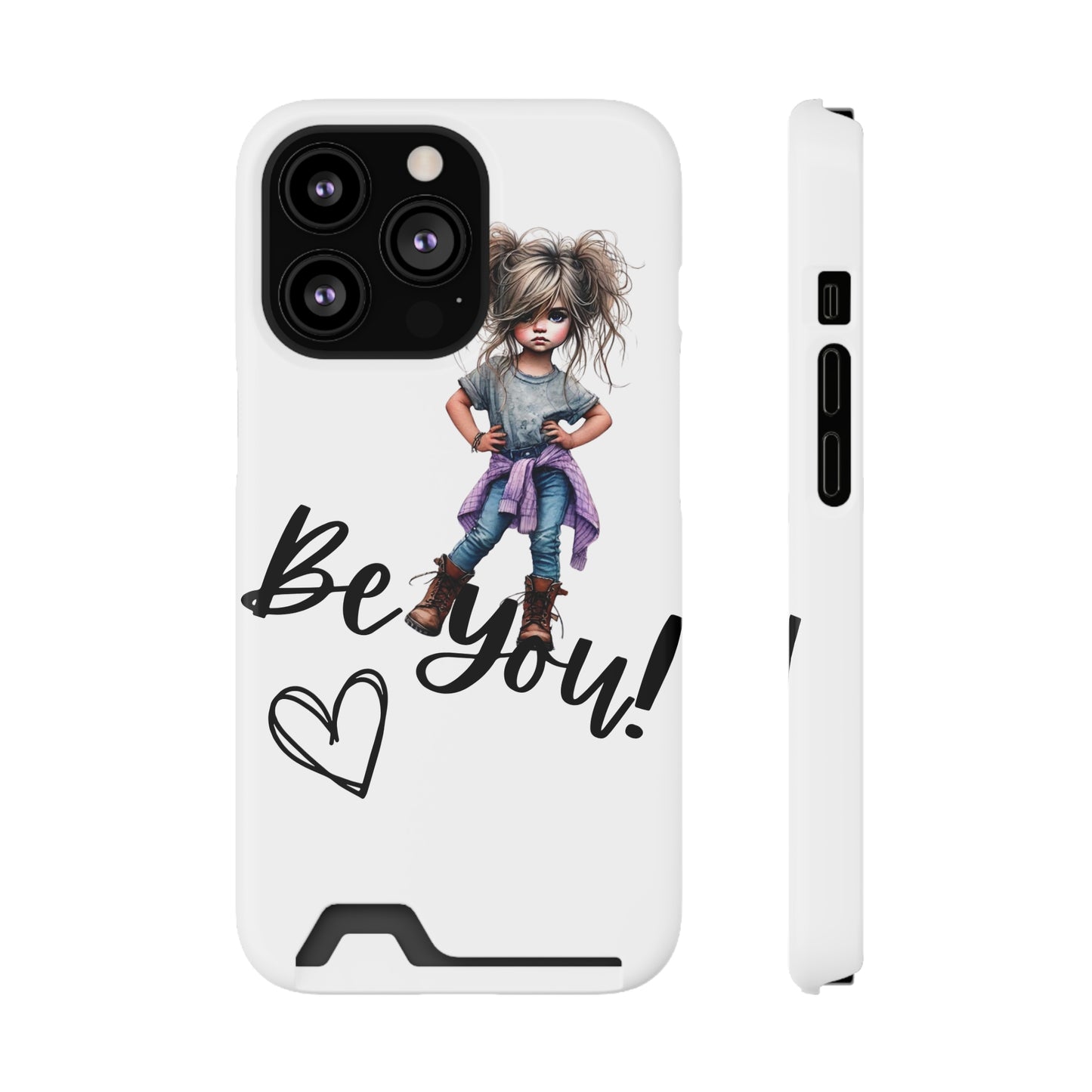 Be You Phone Case With Card Holder - Stylish and Functional Be You Phone Case - The Eggy's store