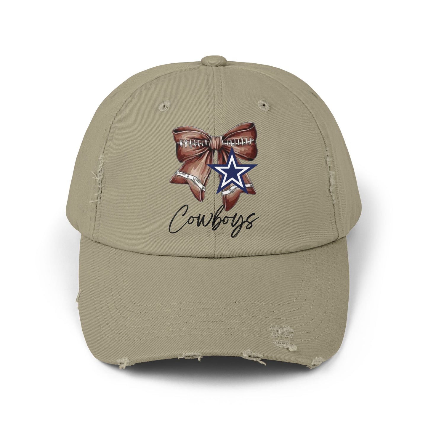 Sport Hat: Distressed Cowboys Team Hat - The Eggy's store