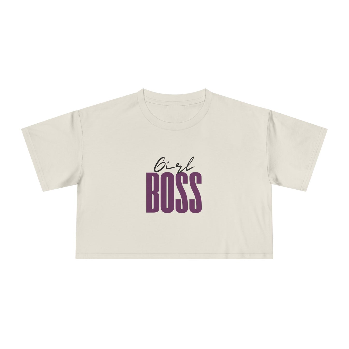 Girl Boss Adult Crop T-Shirt