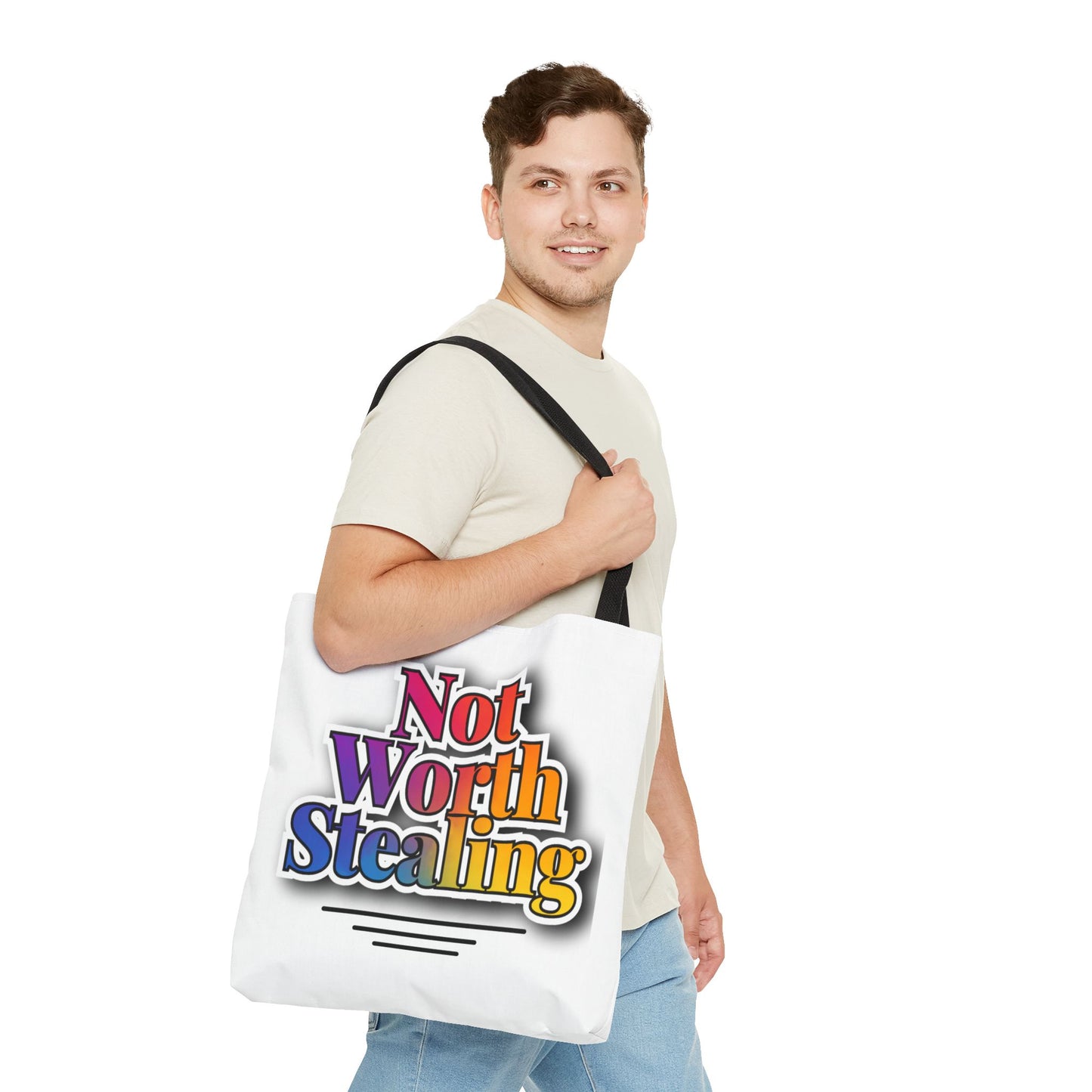 Not Worth Stealing Tote Bag - Unique and Fun Design - The Eggy's store