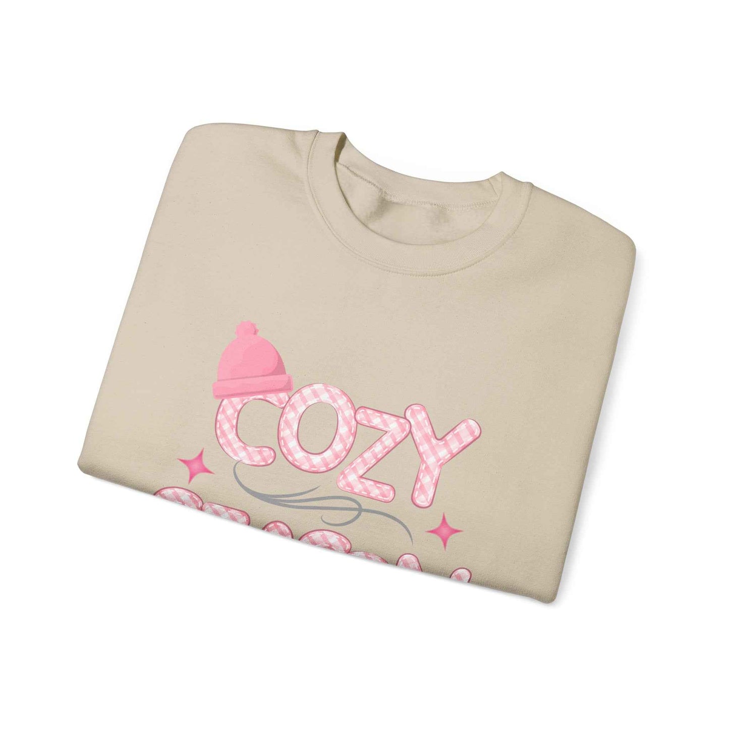 Pink Cozy Adult Crewneck Sweatshirt