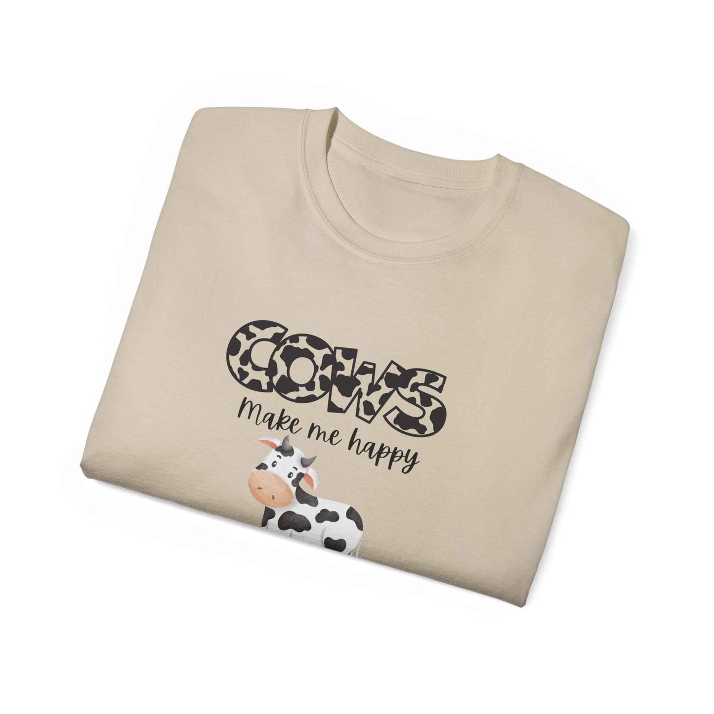 Grumpy Cow Adult T-shirt