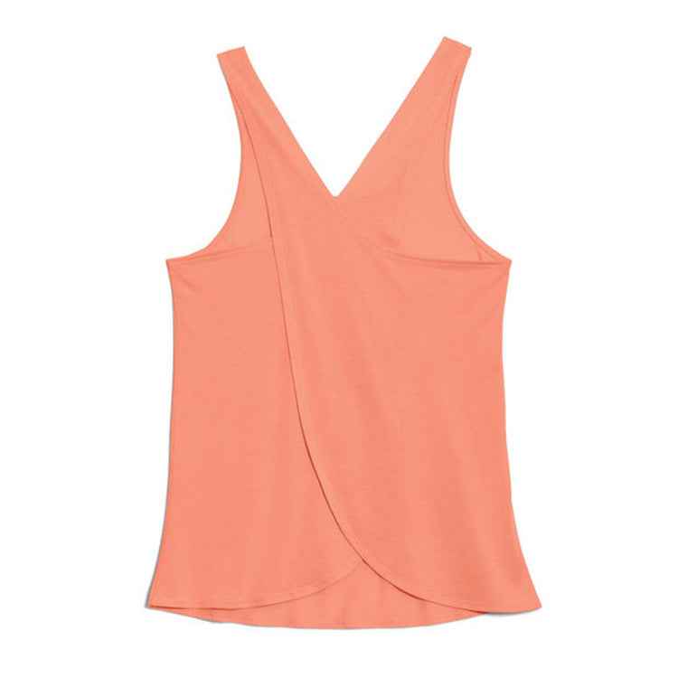 Women's Solid Wrap Back Sports Tank Top