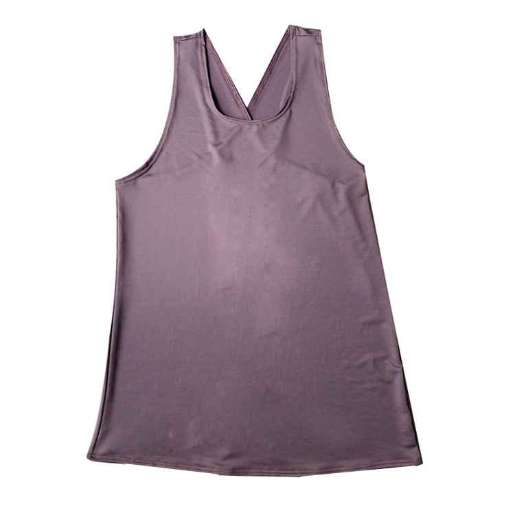 Women's Solid Wrap Back Sports Tank Top