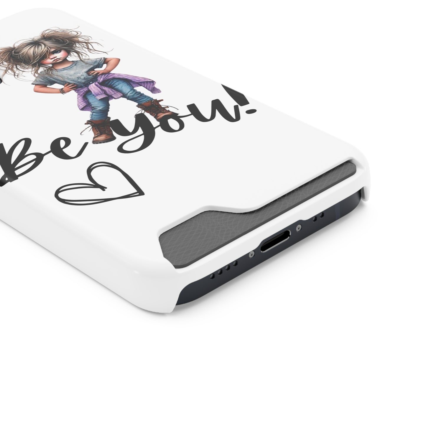 Be You Phone Case With Card Holder - Stylish and Functional Be You Phone Case