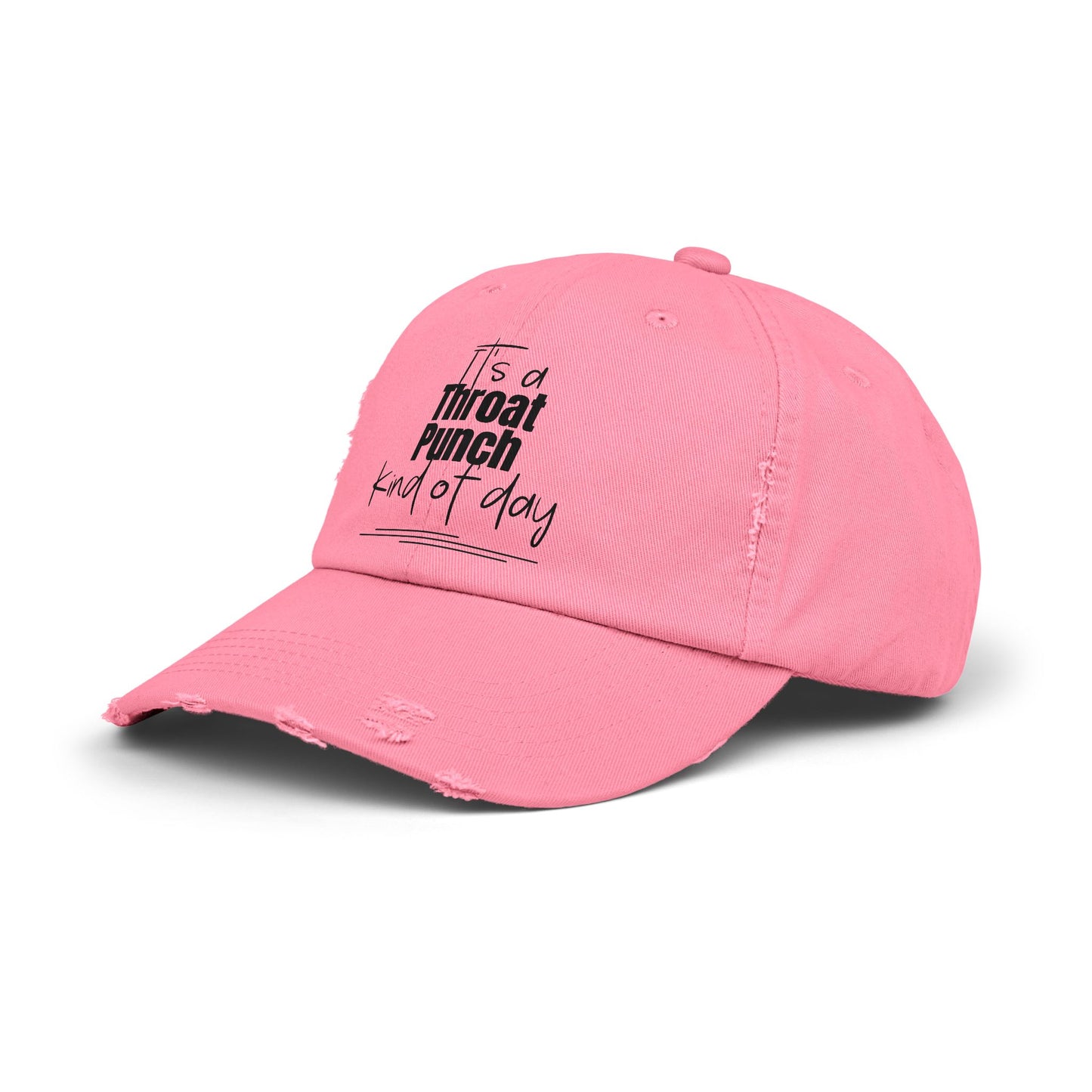 Throat Punch Hat: Unisex Distressed Cap - The Eggy's store