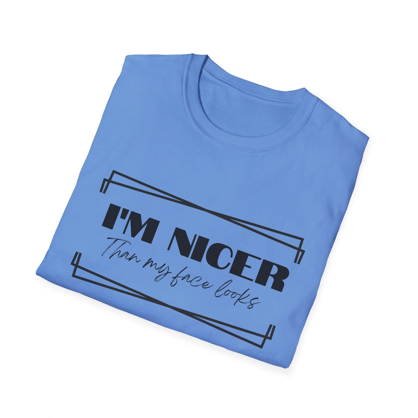 Nicer than My Face T-Shirt - Stylish and Fun Women's T-shirt