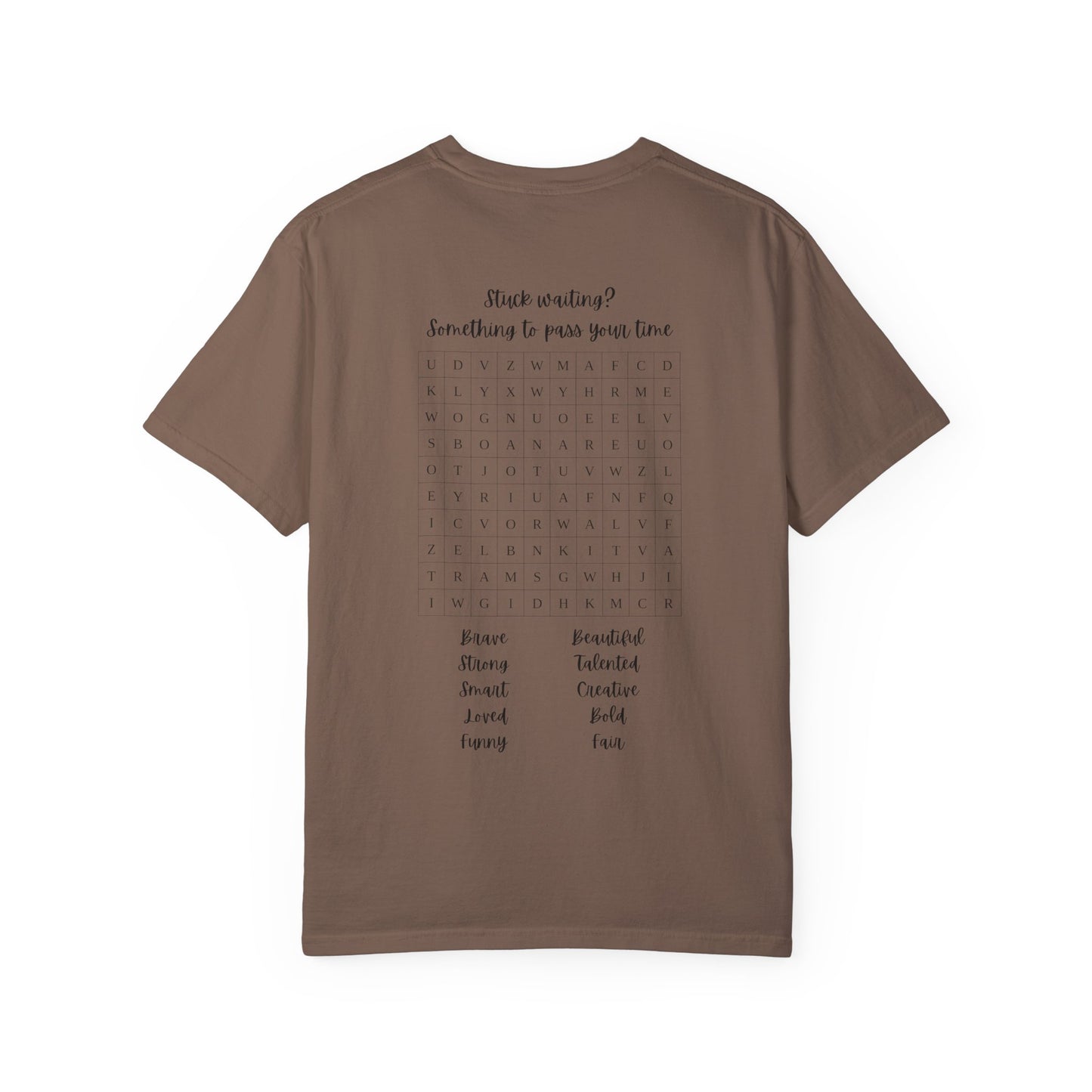 Word Search Women's T-shirt - Fun Puzzle Design for Adults - The Eggy's store