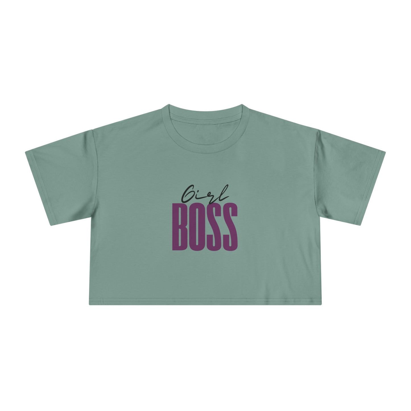 Girl Boss Adult Crop T-Shirt