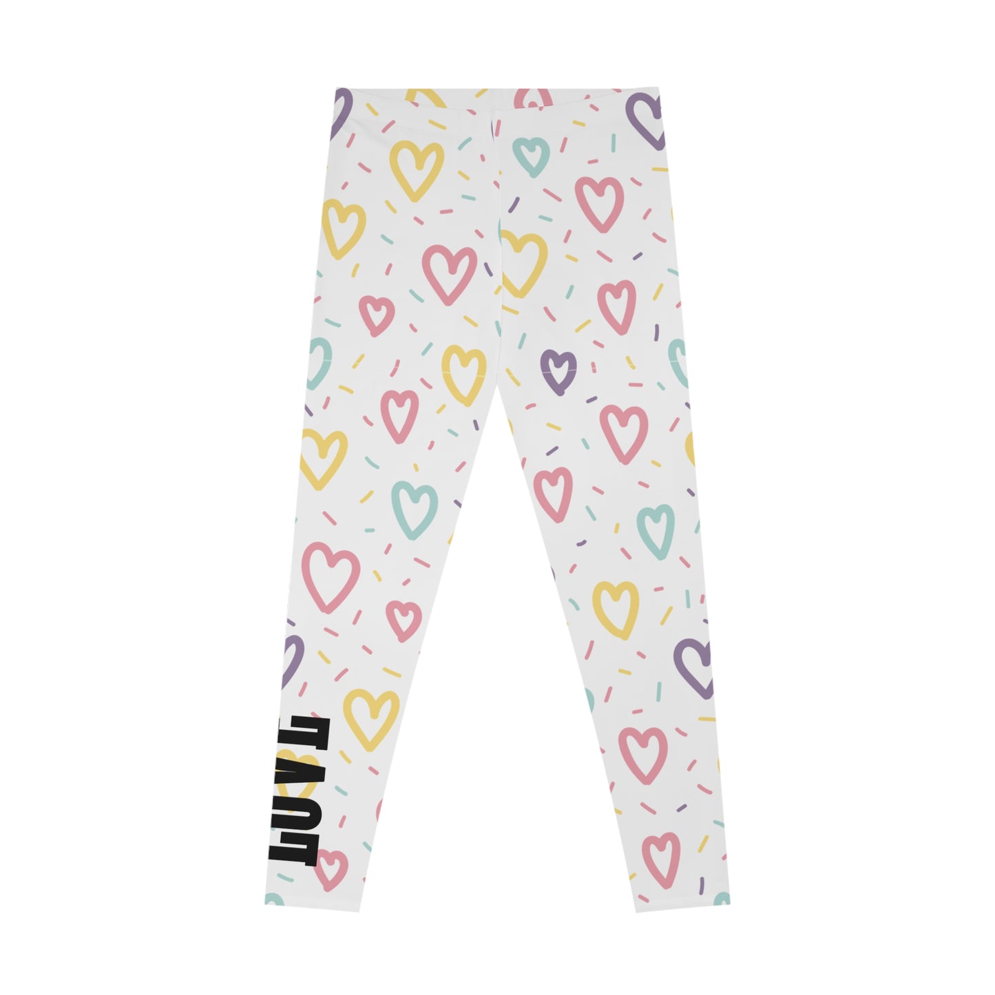 Love Womens Stretchy Leggings - Comfortable Adult Stretchy Leggings for All-Day Wear - The Eggy's store