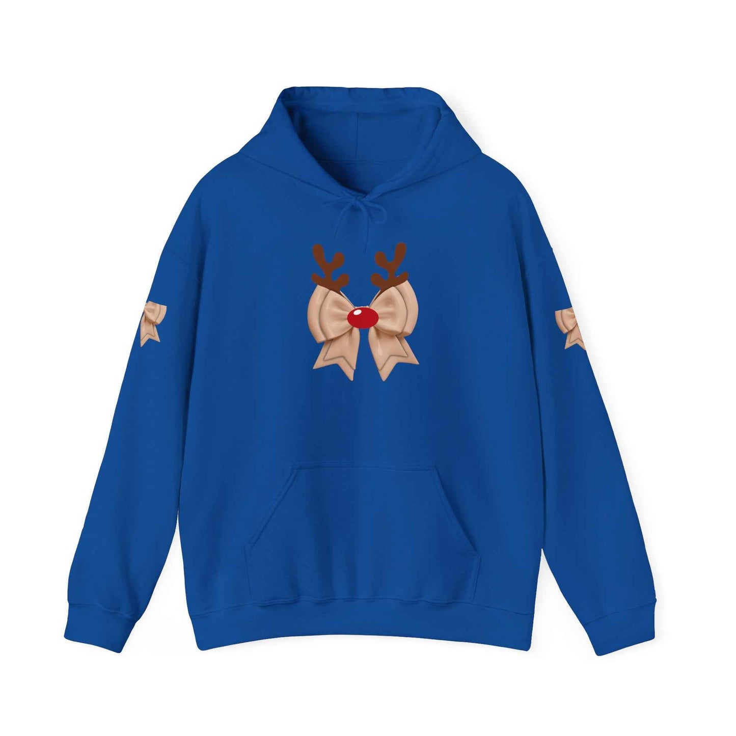Reindeer Hooded Sweatshirt for Adults