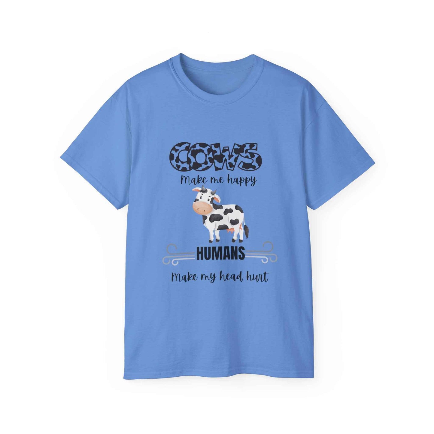 Grumpy Cow Adult T-shirt