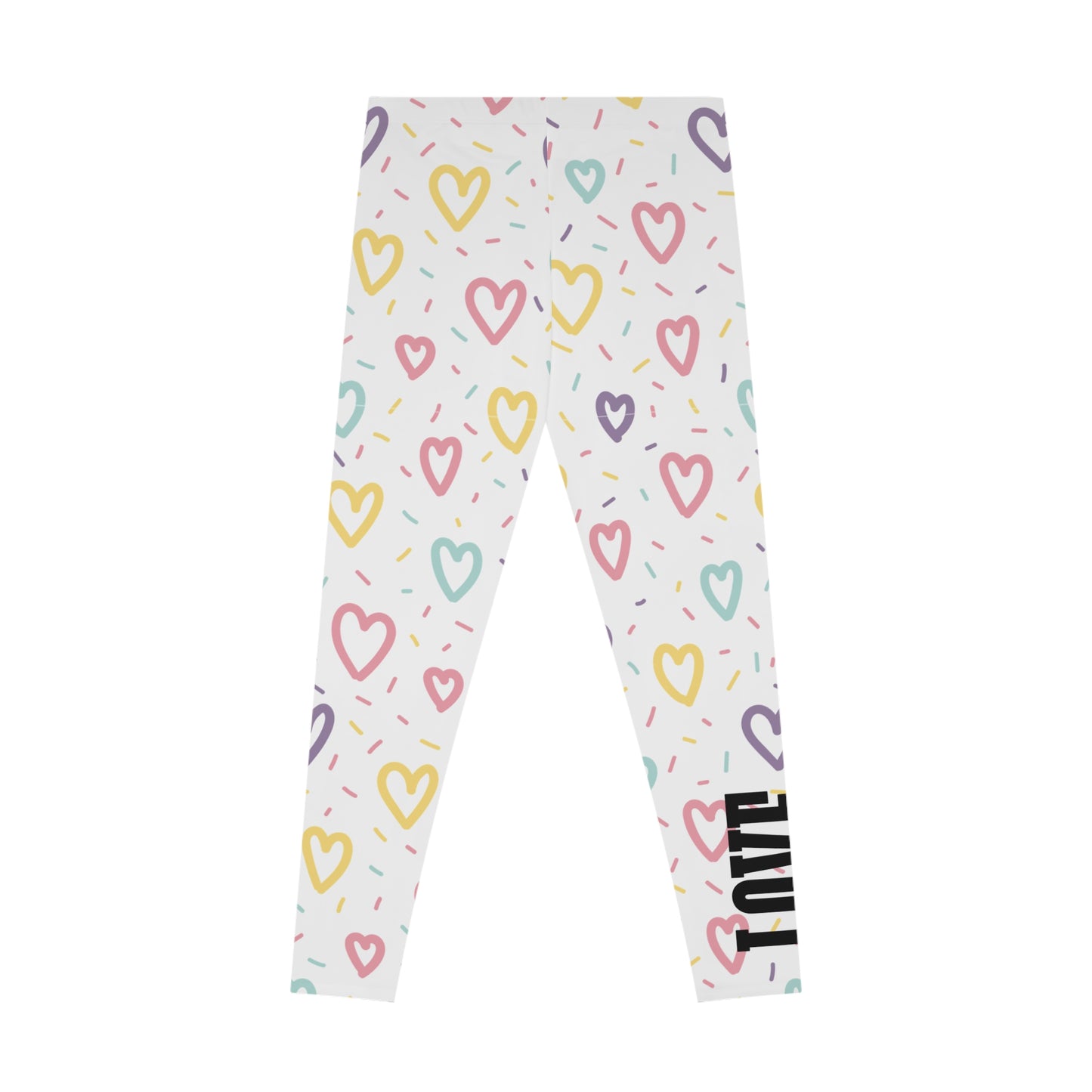 Love Womens Stretchy Leggings - Comfortable Adult Stretchy Leggings for All-Day Wear - The Eggy's store