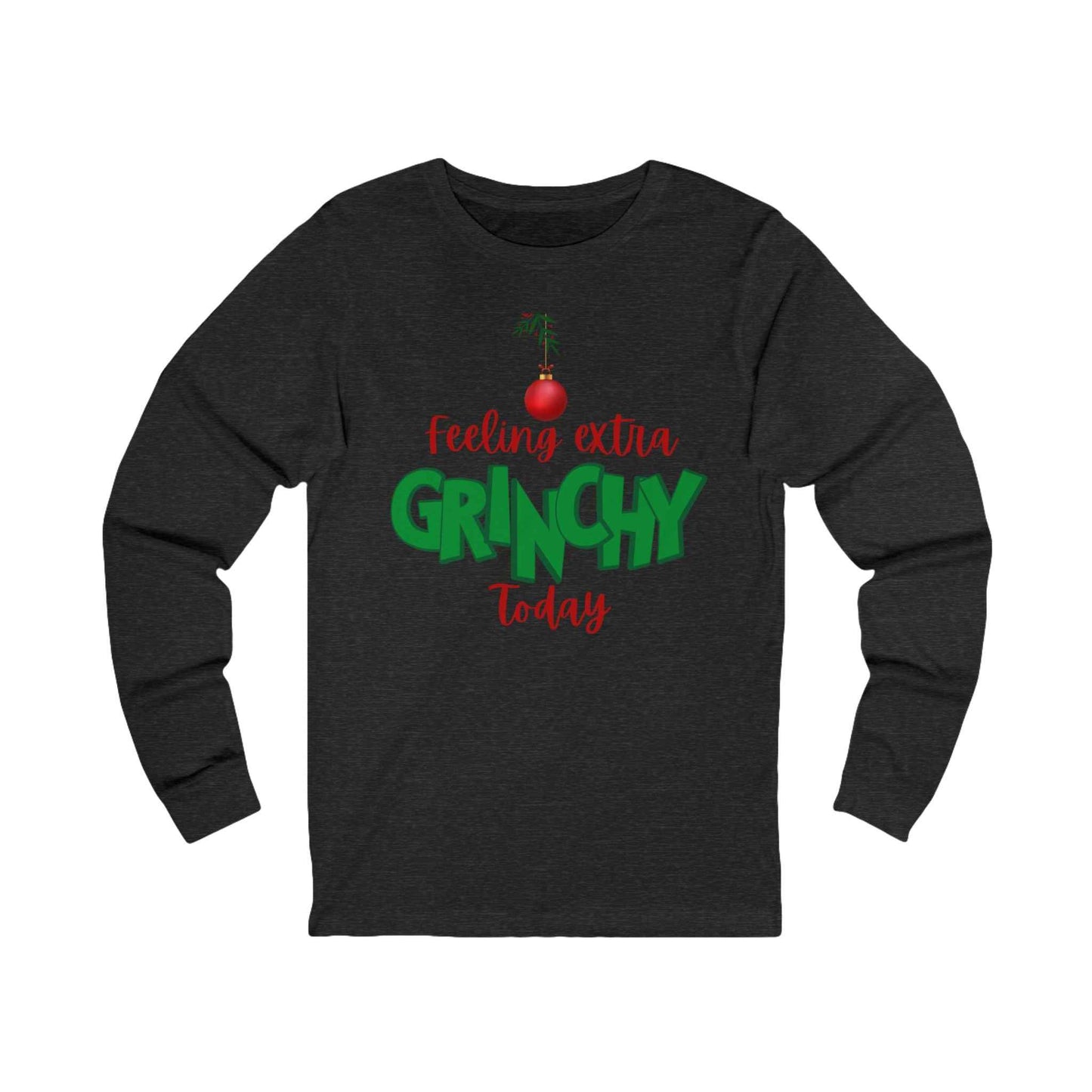 Christmas Grinchy Long Sleeve Women's T-shirt