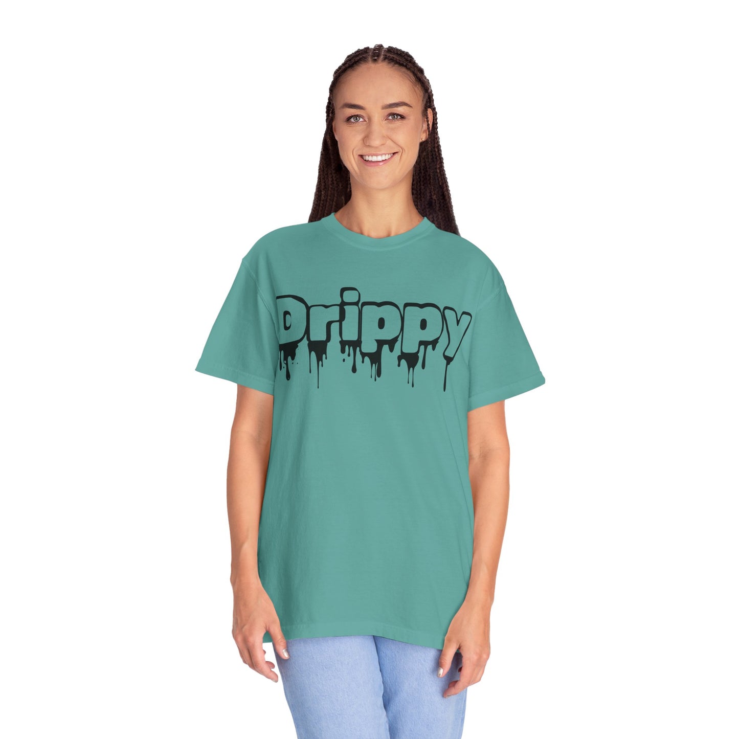 Drippy Unisex Garment-Dyed Adult T-shirt - The Eggy's store