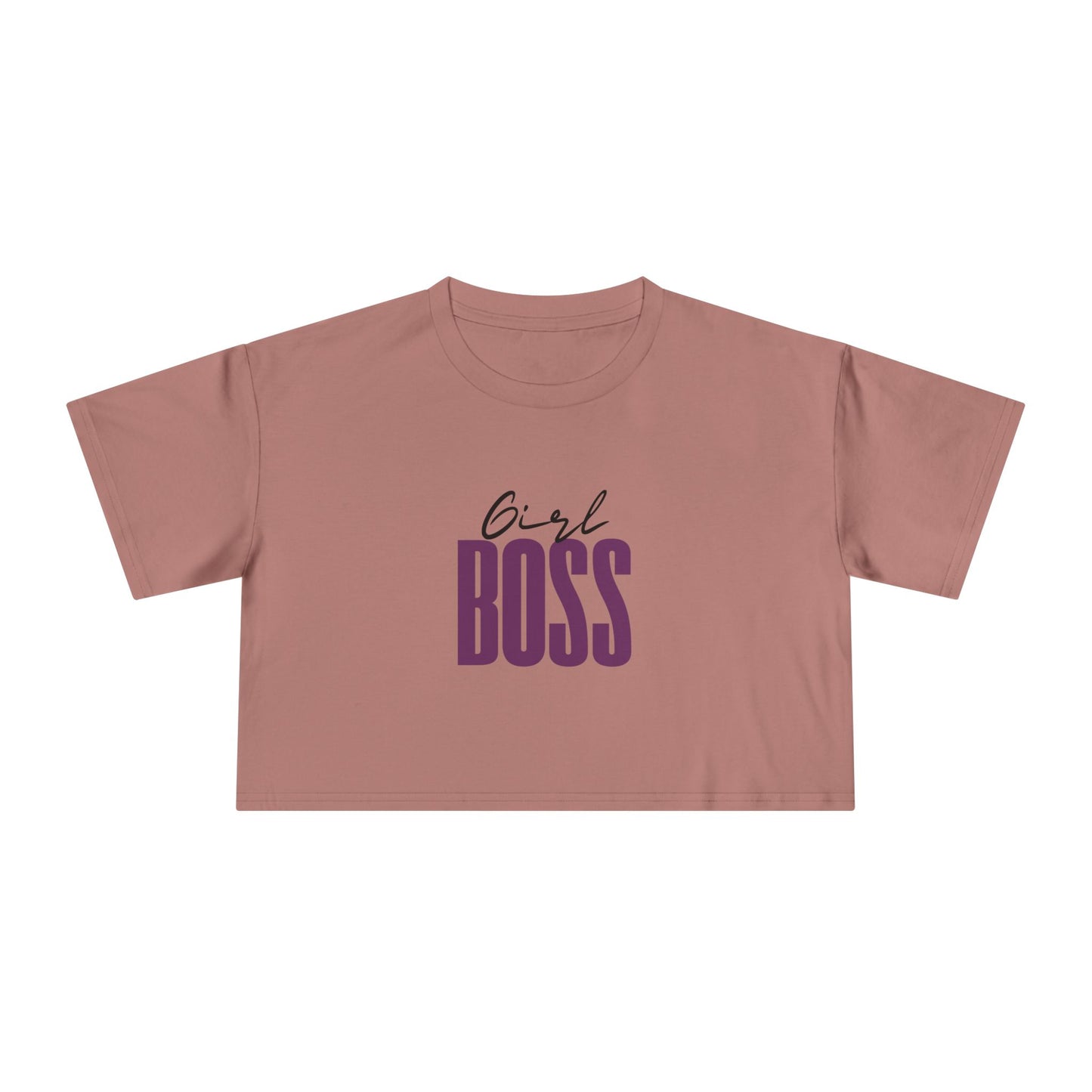 Girl Boss Adult Crop T-Shirt