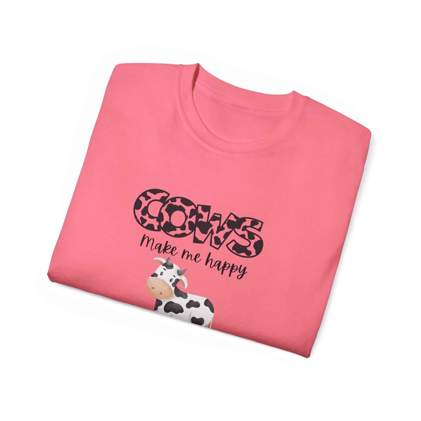 Grumpy Cow Adult T-shirt