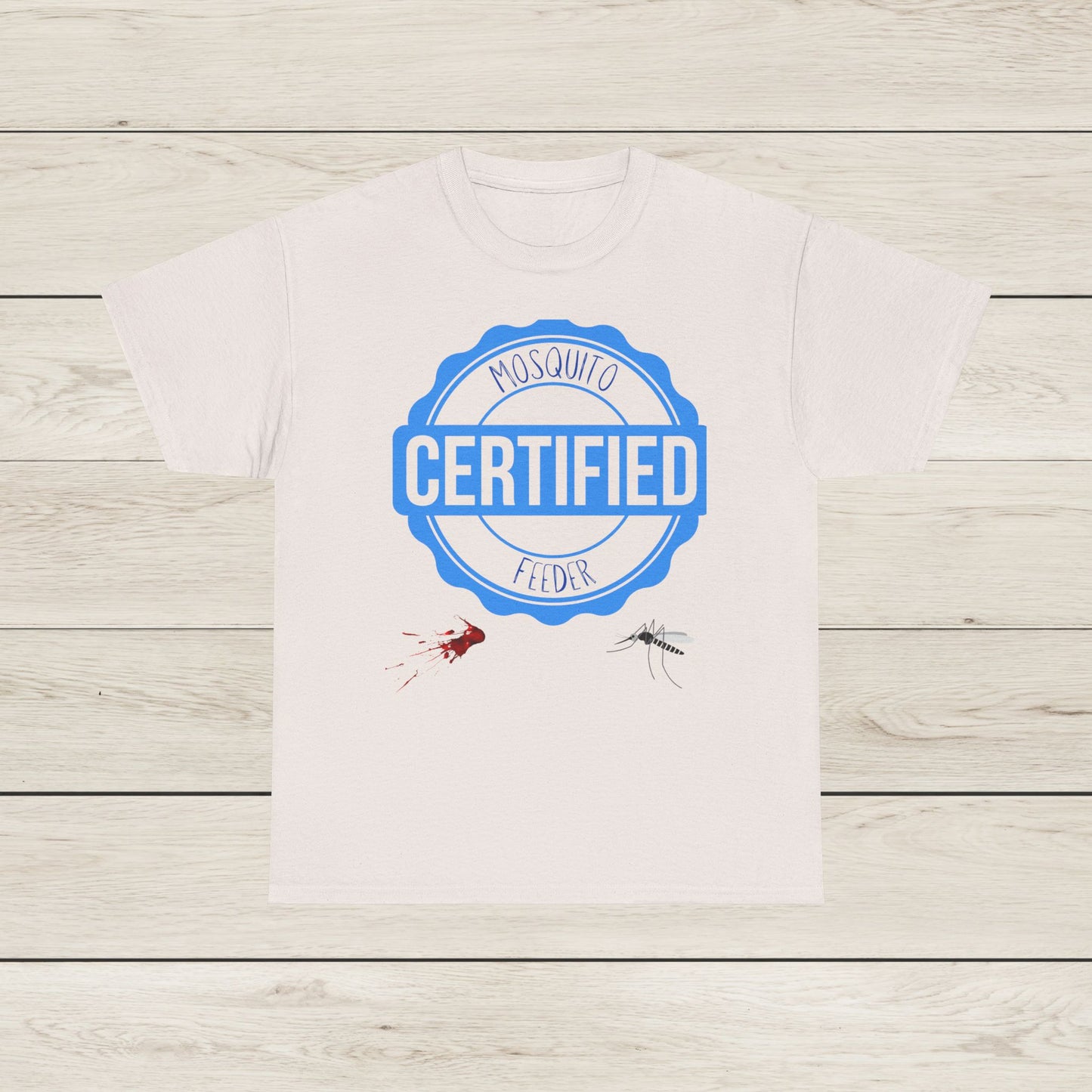 Mosquito Certified Women's T-Shirt, Funny Summer Shirt, Humorous Tee