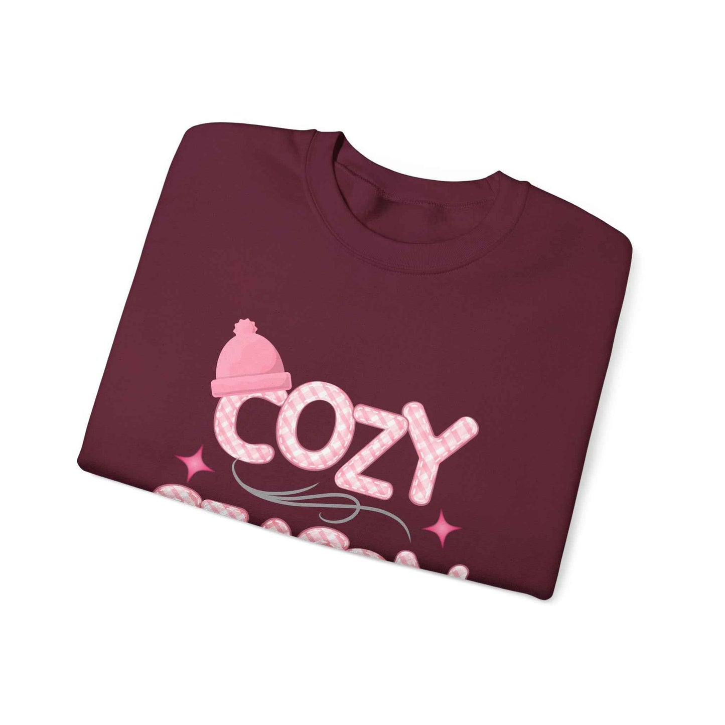 Pink Cozy Adult Crewneck Sweatshirt