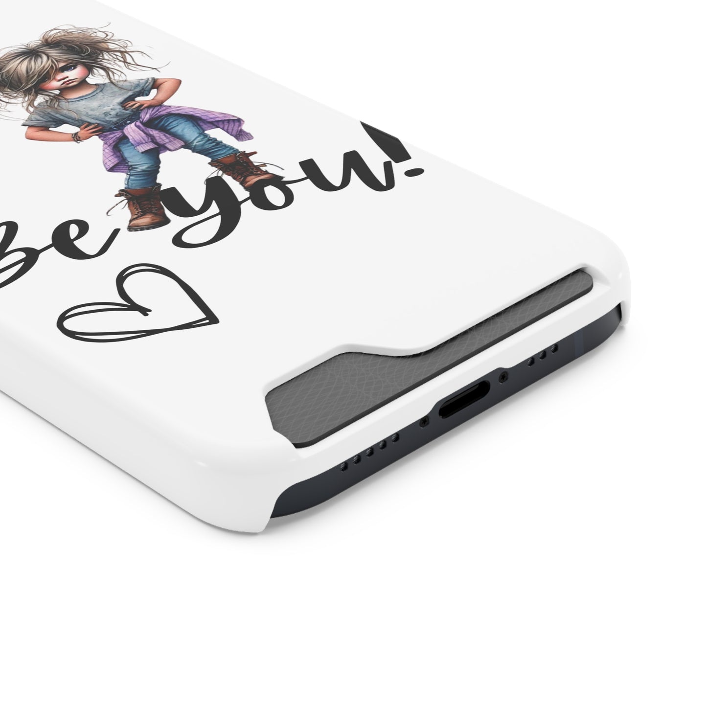 Be You Phone Case With Card Holder - Stylish and Functional Be You Phone Case
