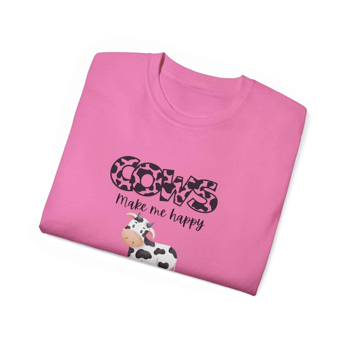 Grumpy Cow Adult T-shirt