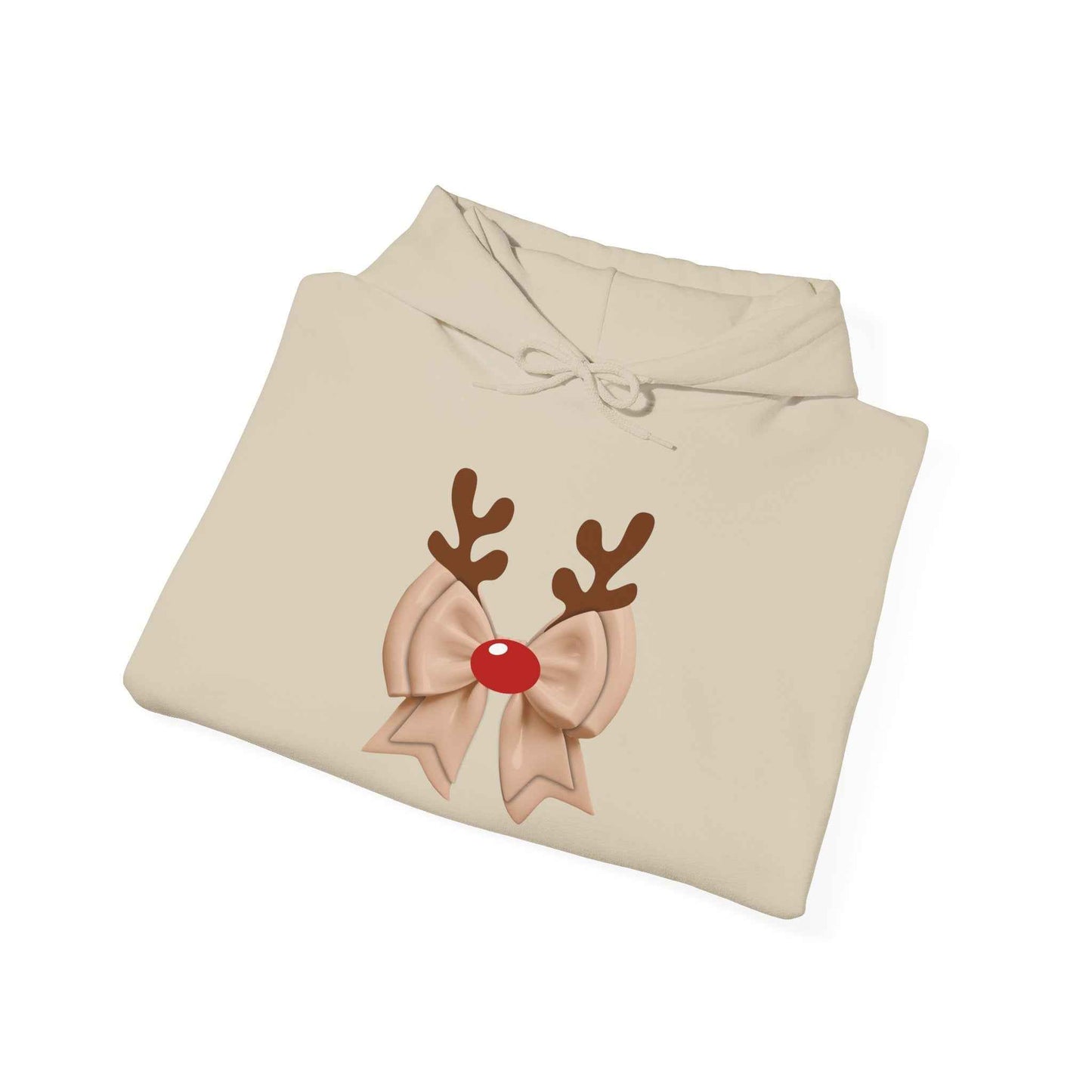 Reindeer Hooded Sweatshirt for Adults