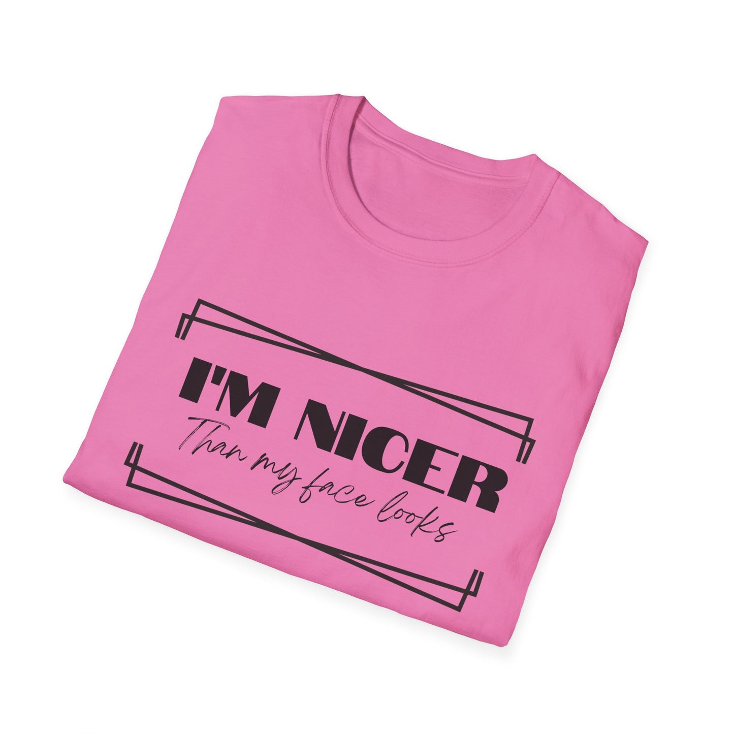 Nicer than My Face T-Shirt - Stylish and Fun Women's T-shirt