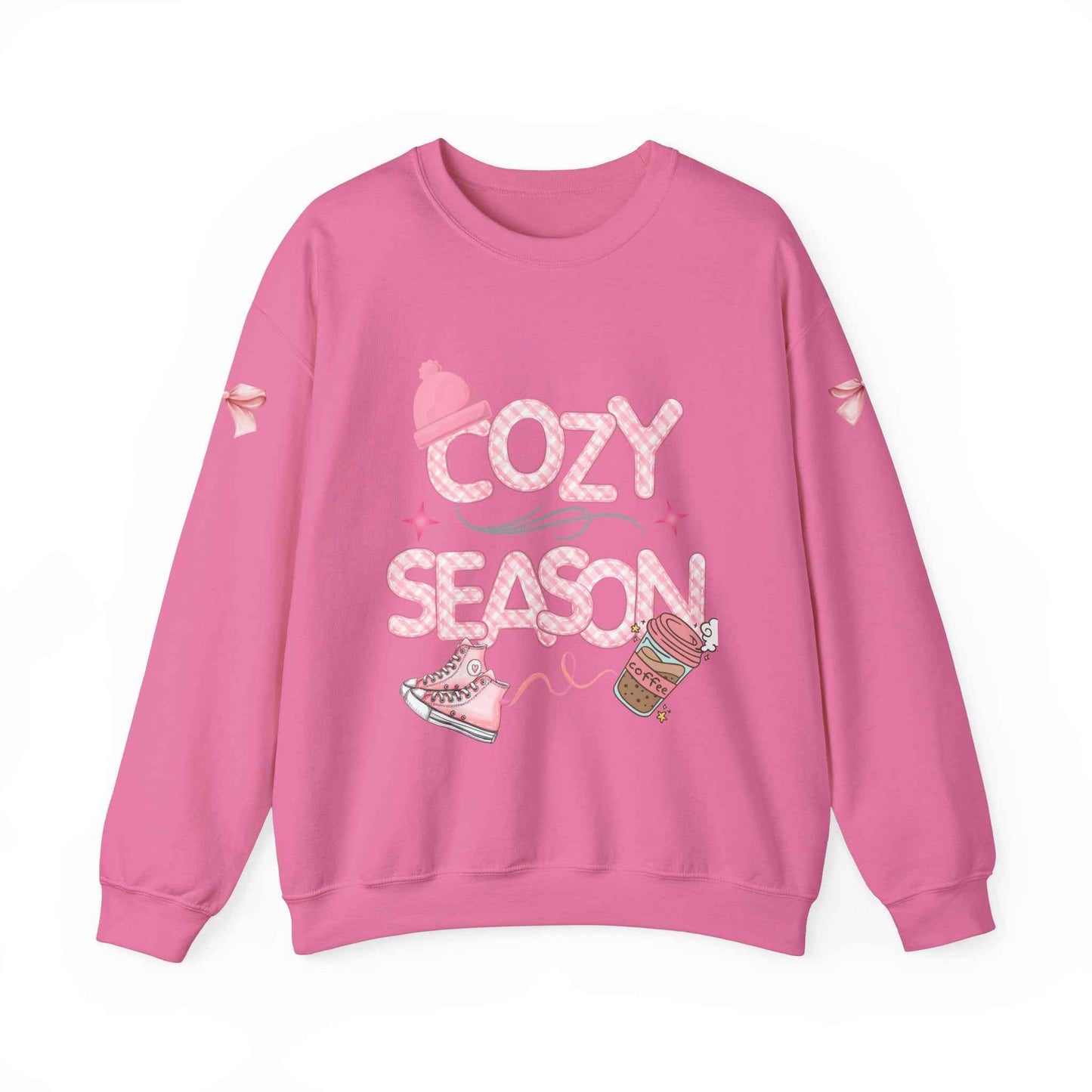 Pink Cozy Adult Crewneck Sweatshirt