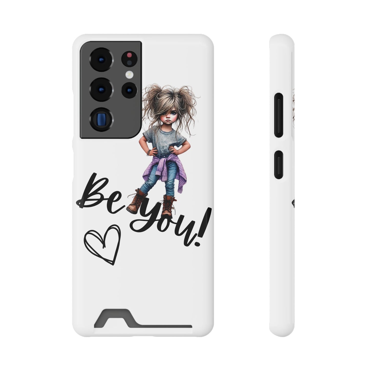 Be You Phone Case With Card Holder - Stylish and Functional Be You Phone Case - The Eggy's store