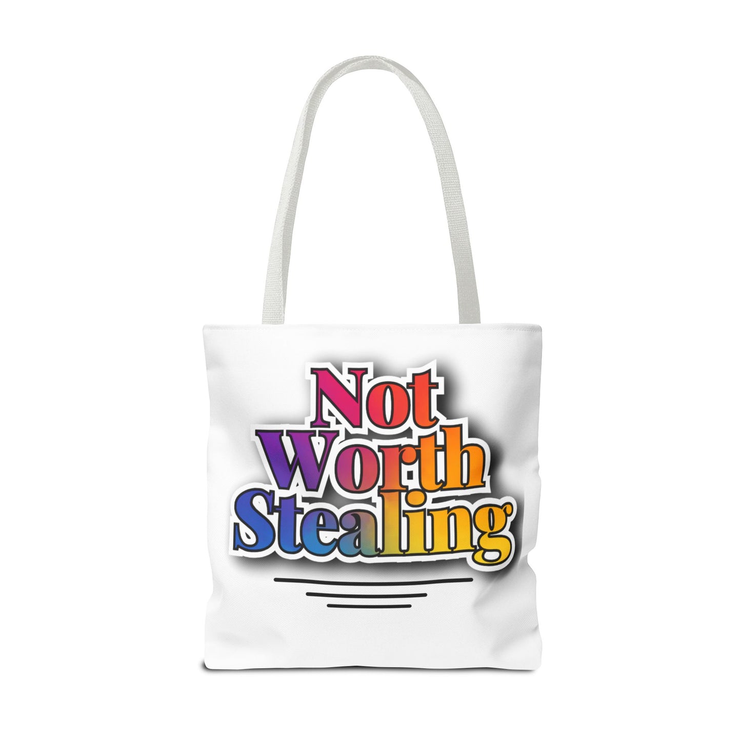 Not Worth Stealing Tote Bag - Unique and Fun Design - The Eggy's store