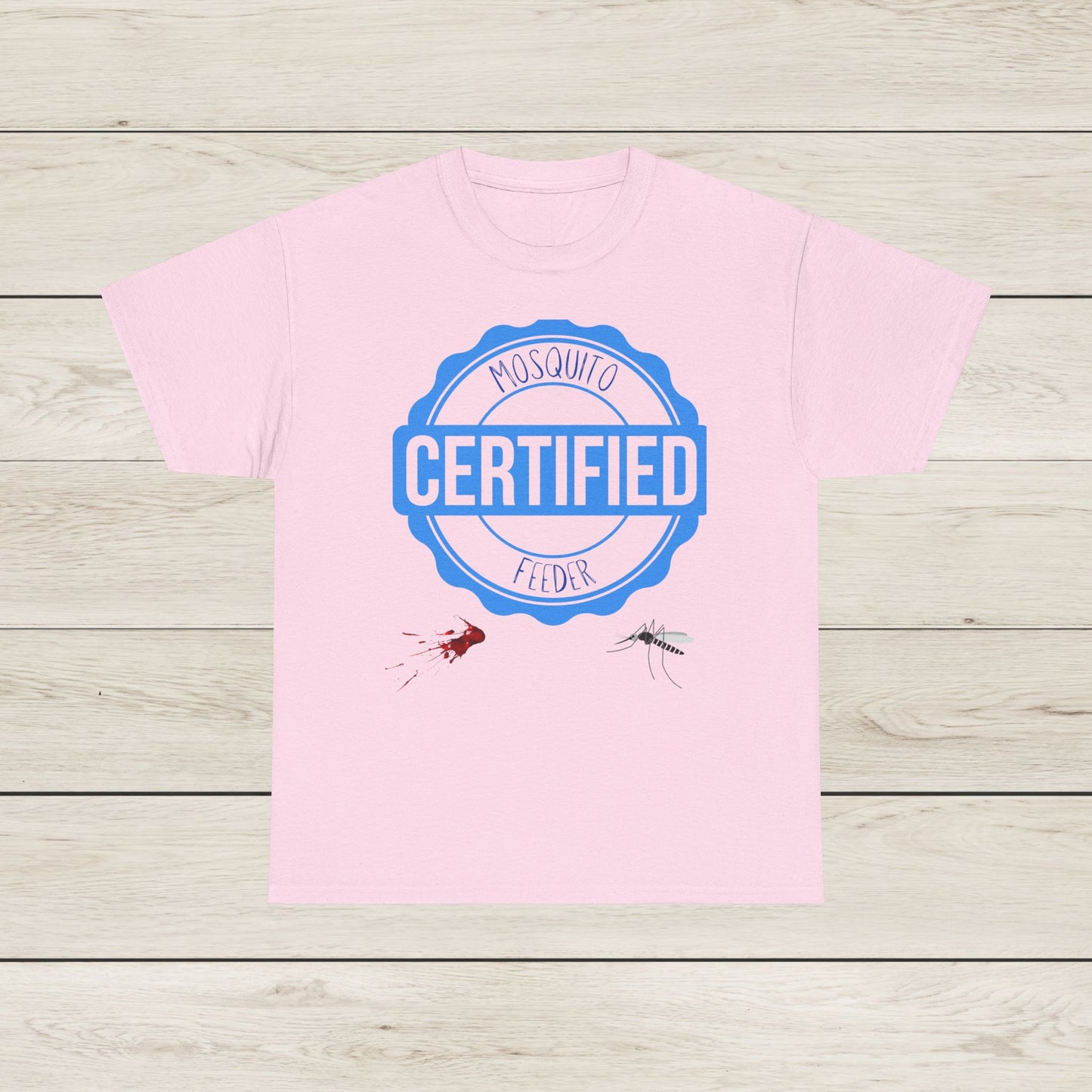 Mosquito Certified Women's T-Shirt, Funny Summer Shirt, Humorous Tee