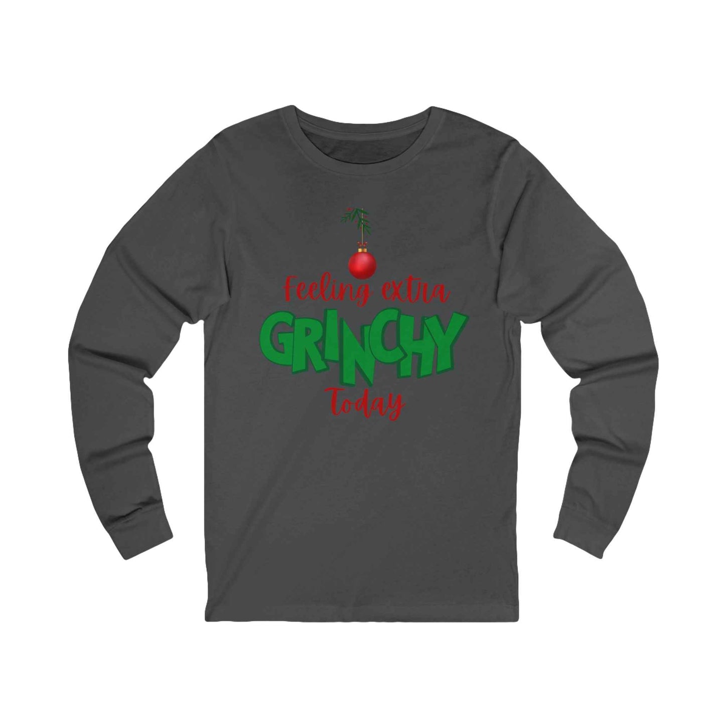 Christmas Grinchy Long Sleeve Women's T-shirt