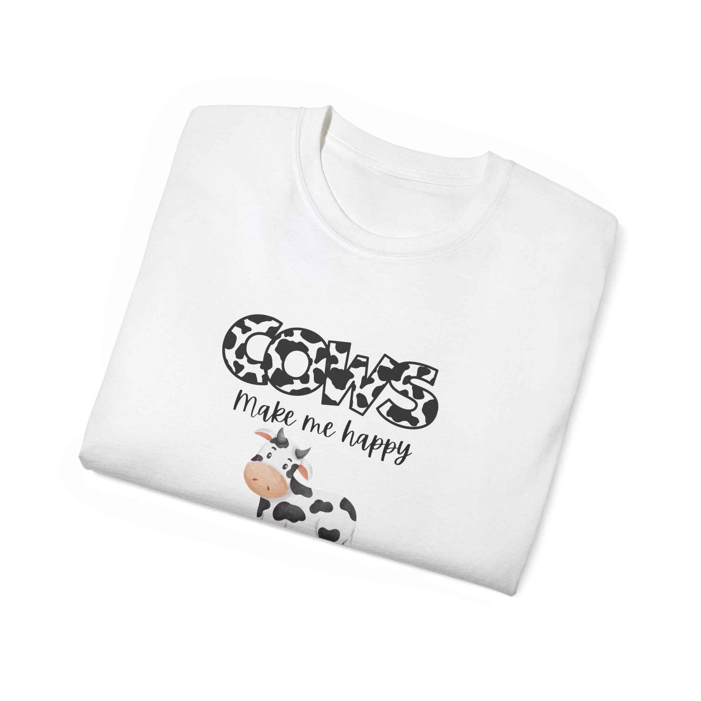 Grumpy Cow Adult T-shirt