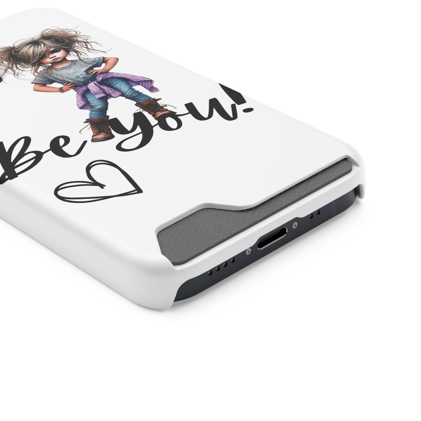 Be You Phone Case With Card Holder - Stylish and Functional Be You Phone Case