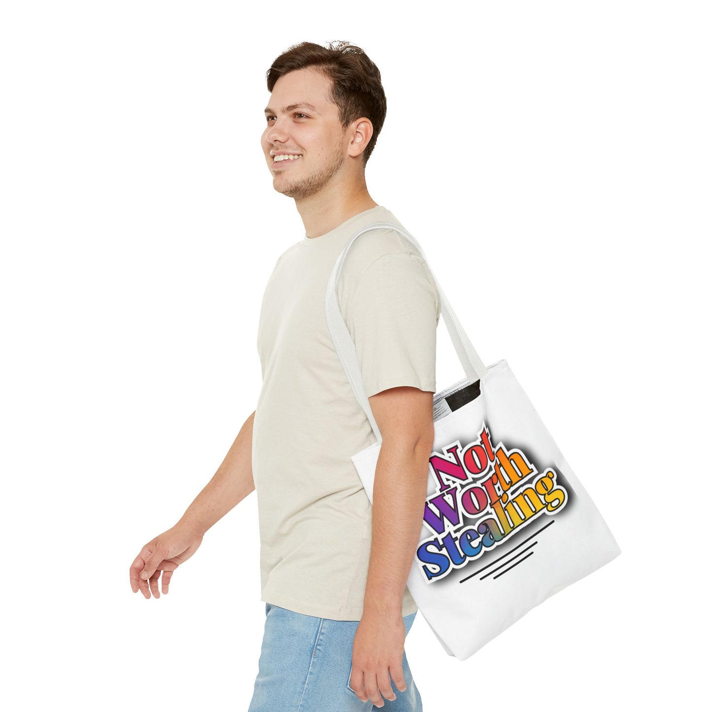 Not Worth Stealing Tote Bag - Unique and Fun Design - The Eggy's store