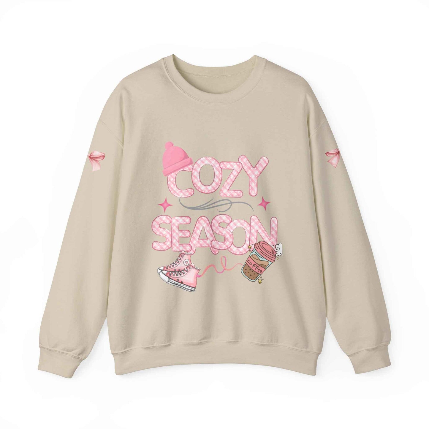 Pink Cozy Adult Crewneck Sweatshirt