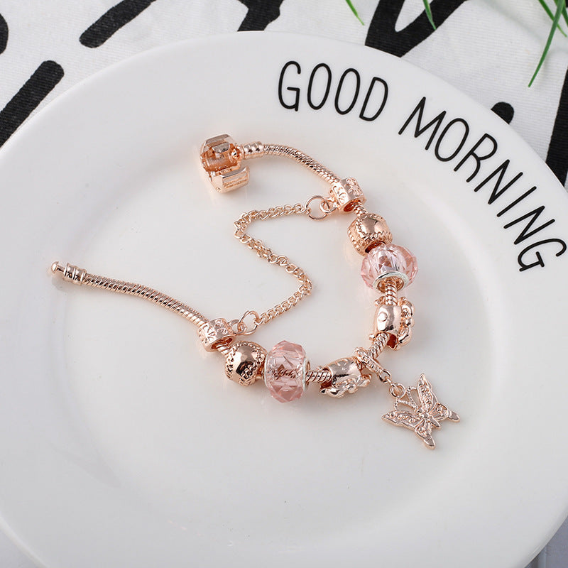 Fashion Love Geometric Rose Gold Bracelet for Women's Jewelry - The Eggy's store