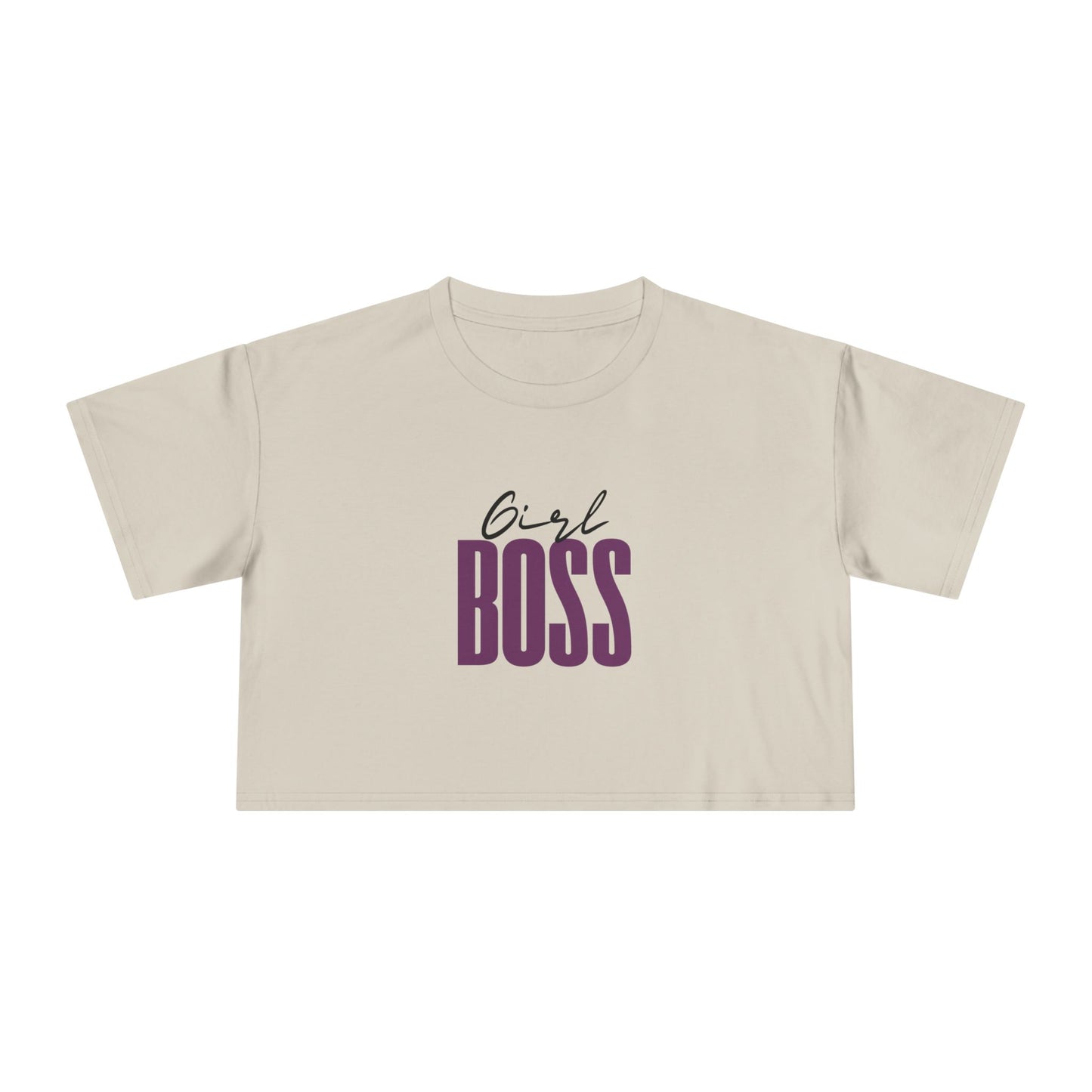 Girl Boss Adult Crop T-Shirt