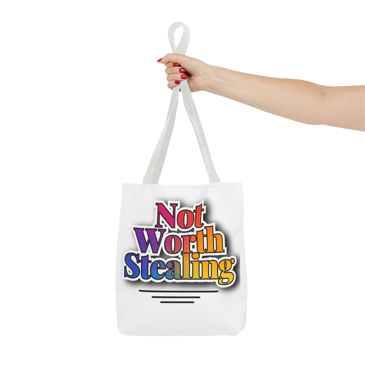 Not Worth Stealing Tote Bag - Unique and Fun Design - The Eggy's store