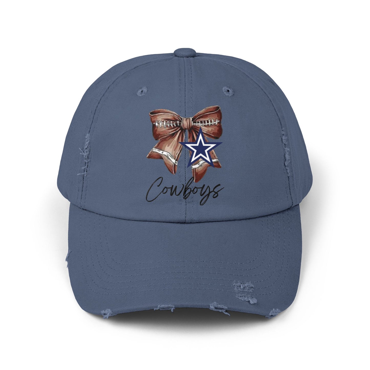 Sport Hat: Distressed Cowboys Team Hat - The Eggy's store