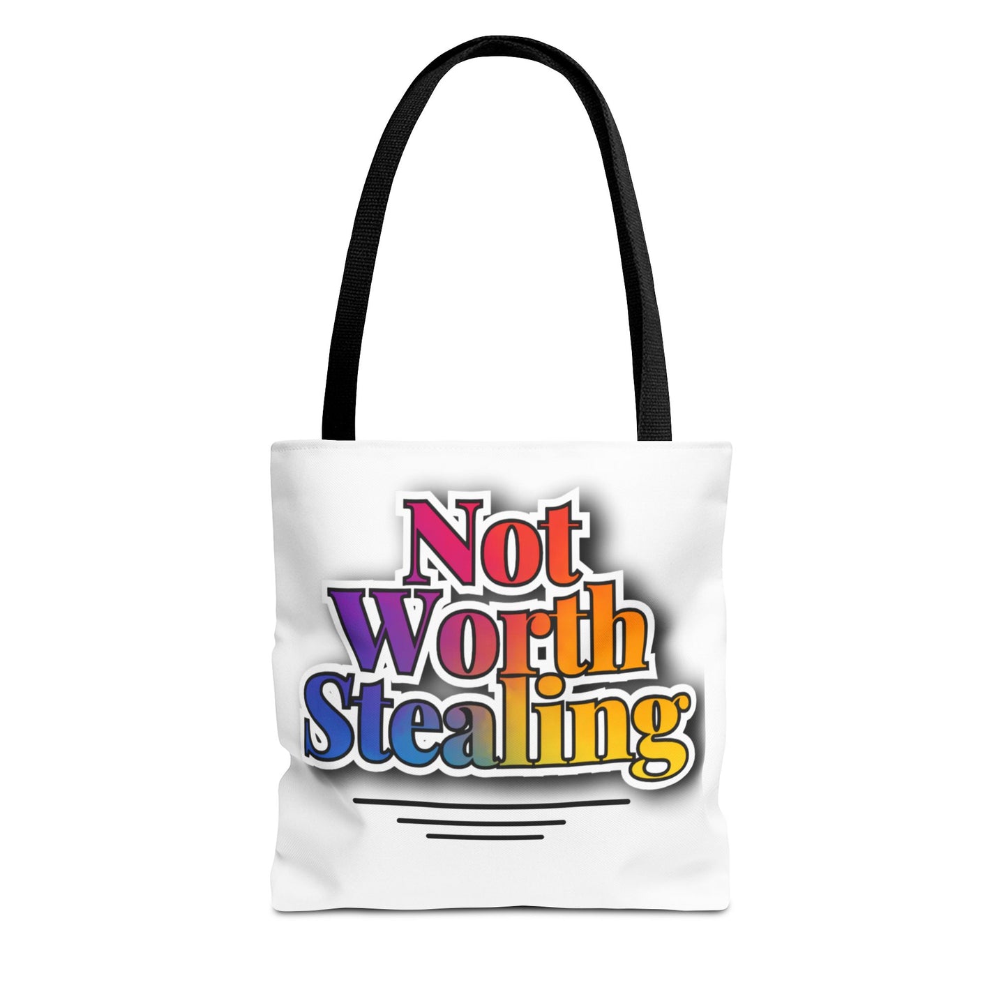 Not Worth Stealing Tote Bag - Unique and Fun Design - The Eggy's store