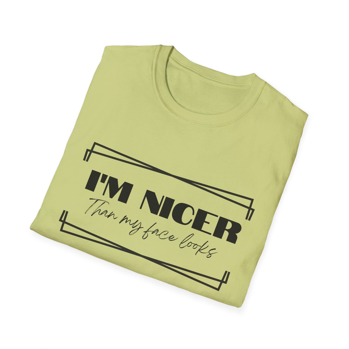 Nicer than My Face T-Shirt - Stylish and Fun Women's T-shirt