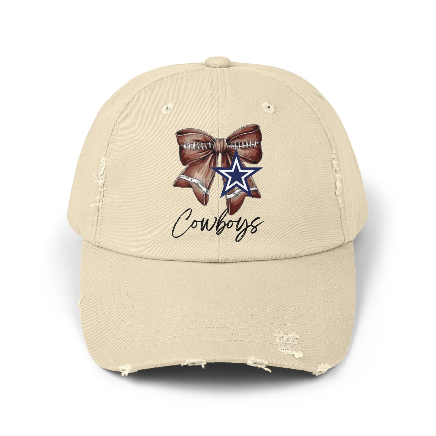 Sport Hat: Distressed Cowboys Team Hat - The Eggy's store