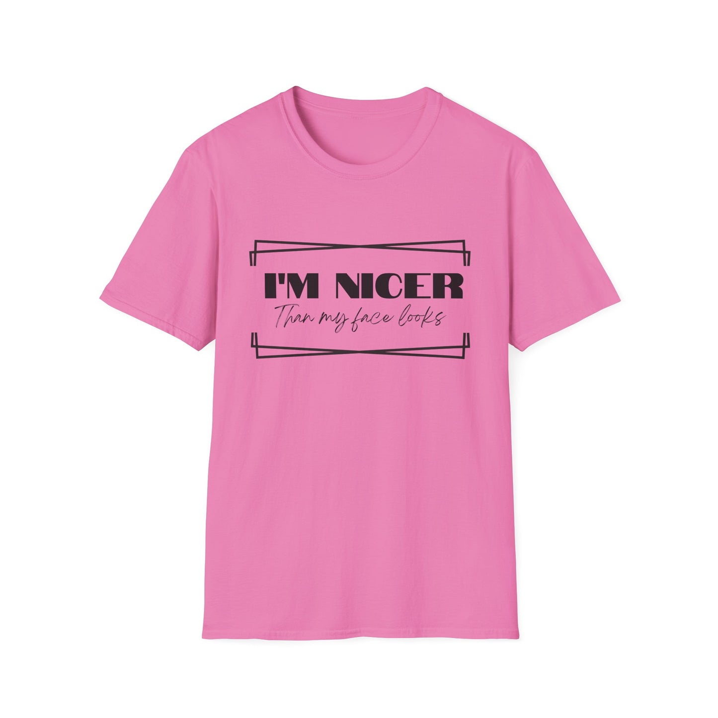 Nicer than My Face T-Shirt - Stylish and Fun Women's T-shirt
