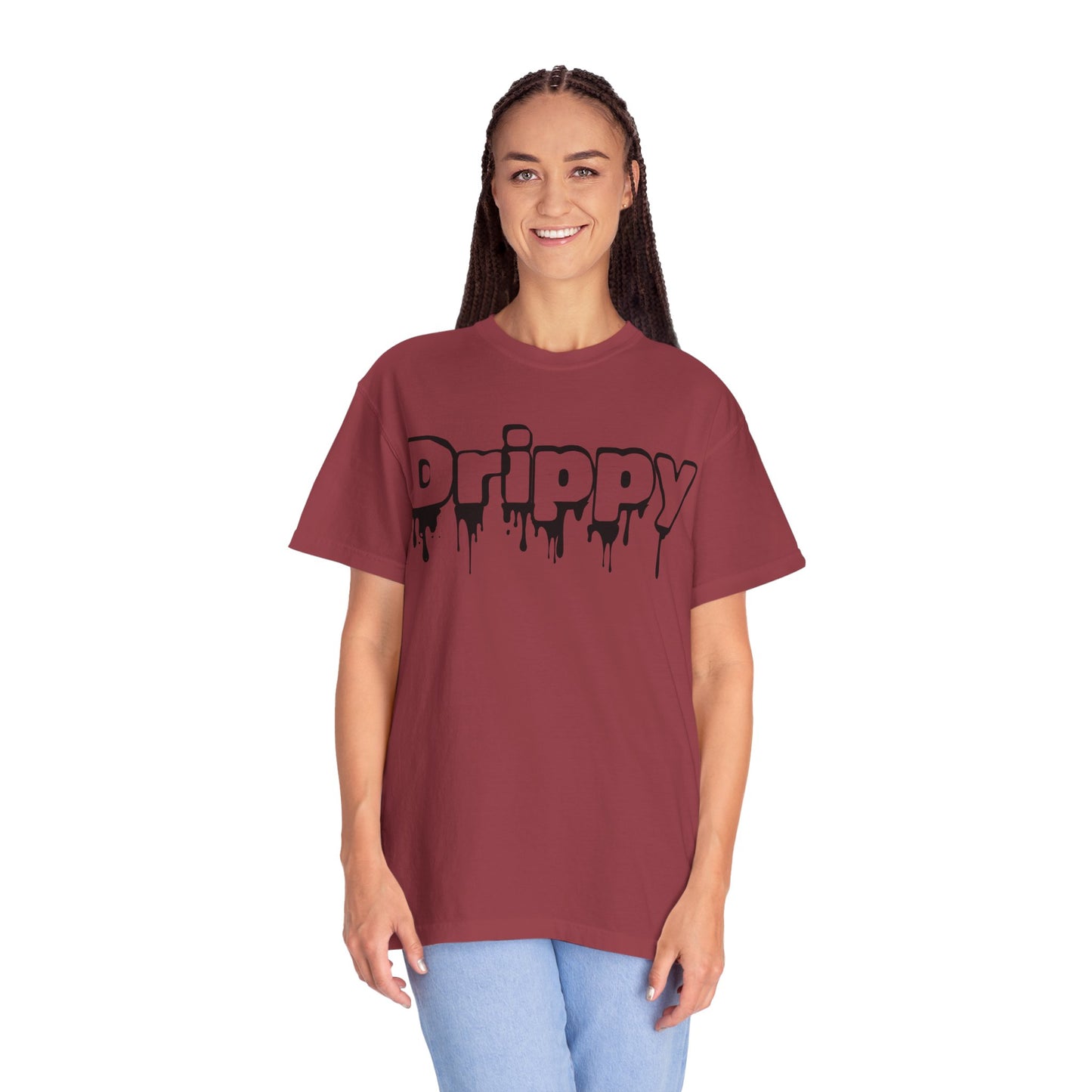 Drippy Unisex Garment-Dyed Women's T-shirt