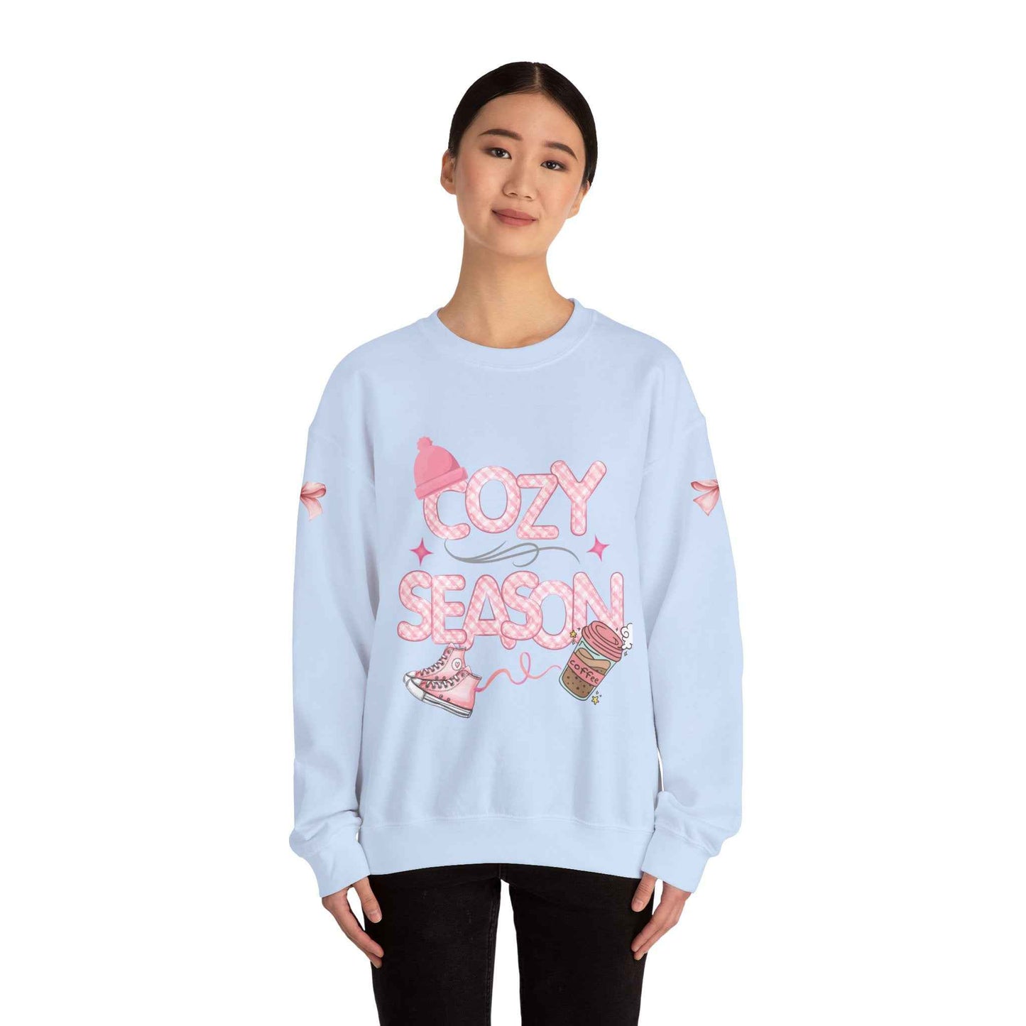 Pink Cozy Adult Crewneck Sweatshirt